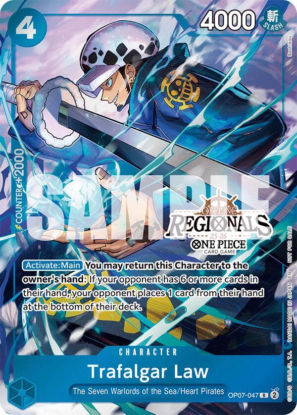Trafalgar Law (Offline Regional Participation Pack 2025 Vol.2) OP07-047 card from One Piece Promotion Cards