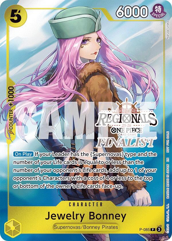 Jewelry Bonney (Offline Regional Finalist Card Set 2025 Vol.2) P-085 card from One Piece Promotion Cards