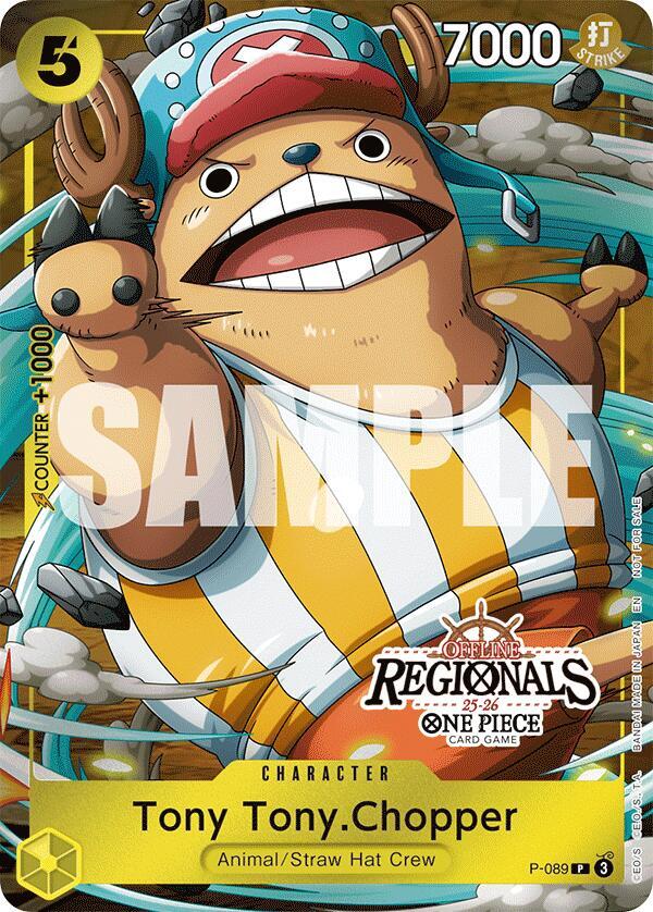 Tony Tony.Chopper (Offline Regional Participation Pack 2025 Vol.2) P-089 card from One Piece Promotion Cards