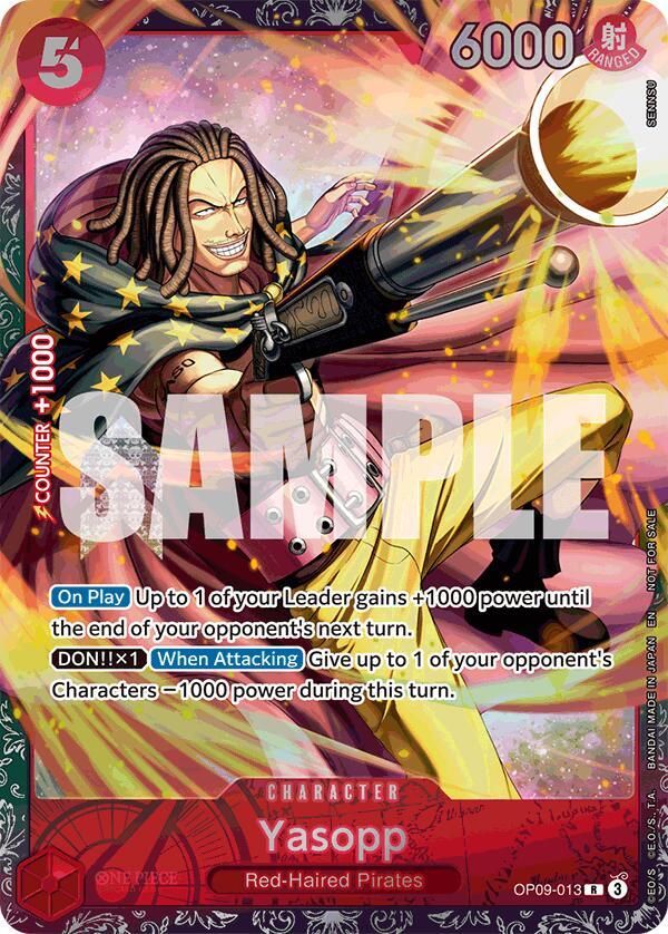 Yasopp (Championship 25-26 Offline Regionals Season 2) OP09-013 card from One Piece Promotion Cards