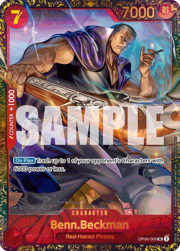 Benn.Beckman (Championship 25-26 Offline Regionals Season 2) OP09-009 card from One Piece Promotion Cards