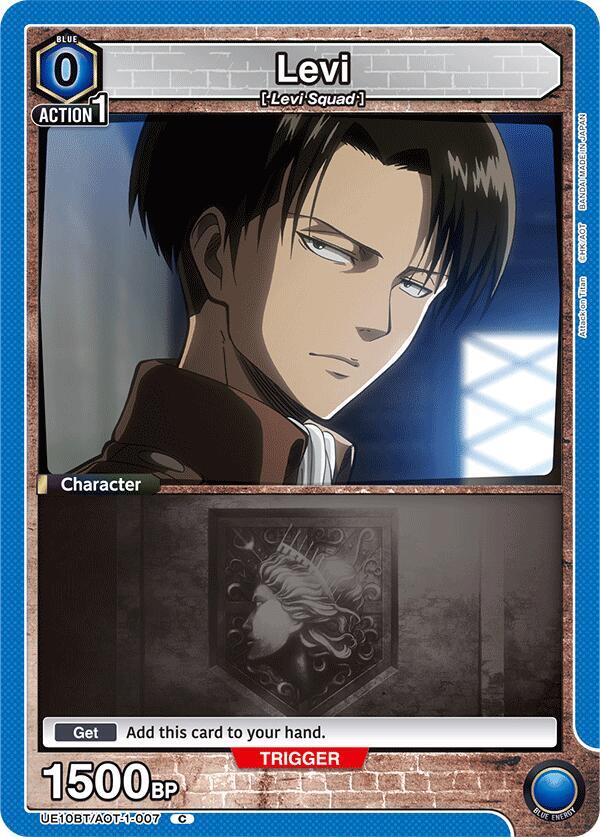 Levi UE10BT/AOT-1-007 card from UE10BT: Attack on Titan