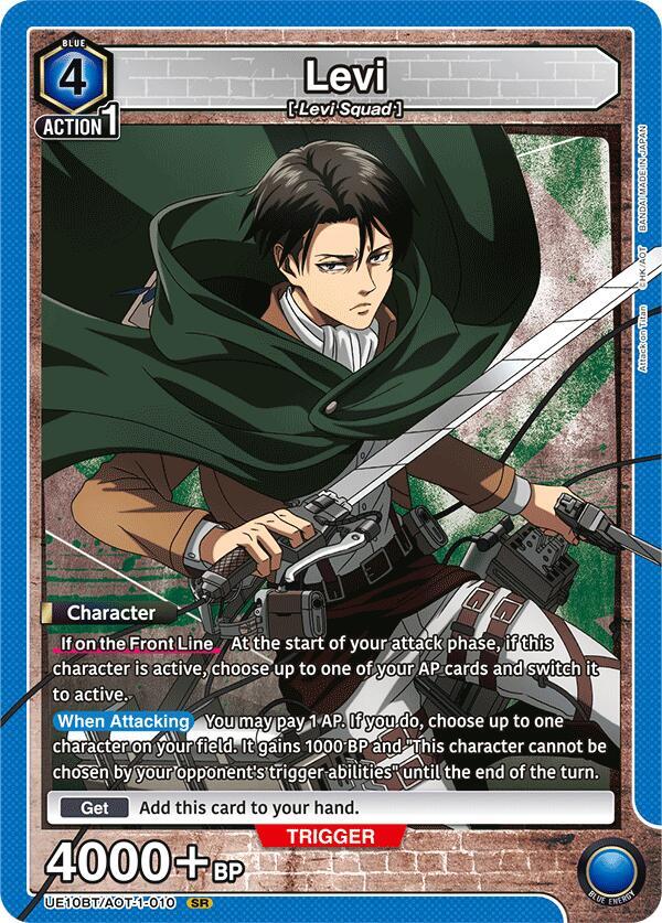 Levi UE10BT/AOT-1-010 card from UE10BT: Attack on Titan