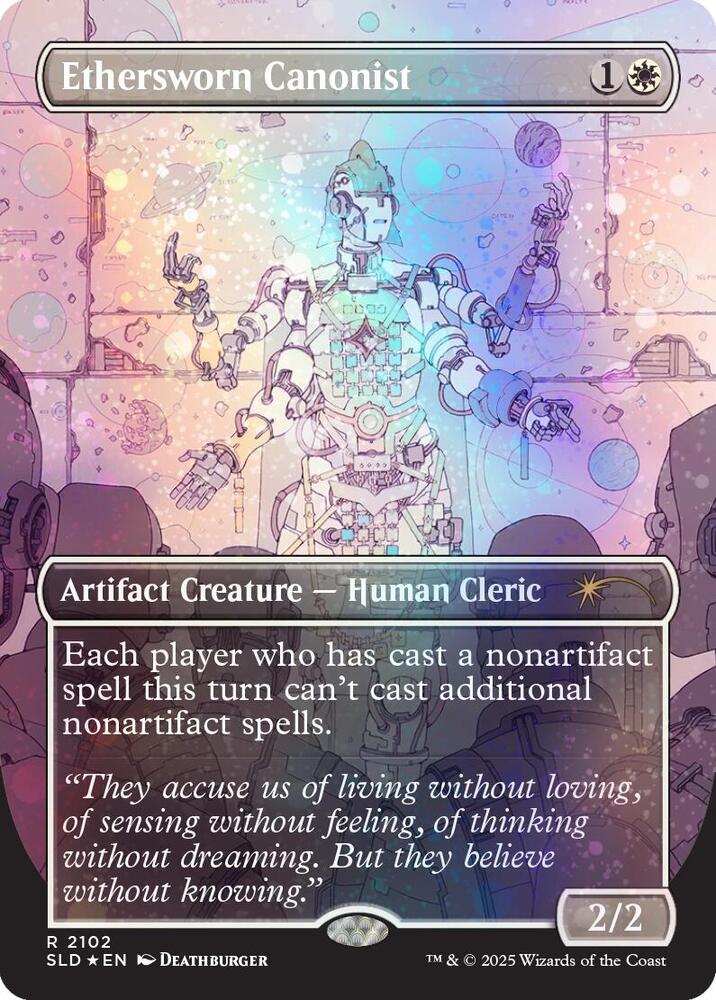 Ethersworn Canonist (Galaxy Foil) 2102 card from Secret Lair Drop Series