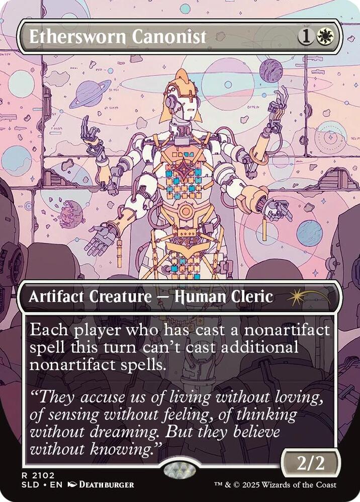 Ethersworn Canonist 2102 card from Secret Lair Drop Series