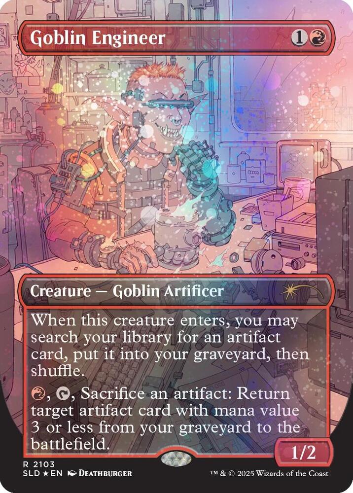 Goblin Engineer (Galaxy Foil) 2103 card from Secret Lair Drop Series