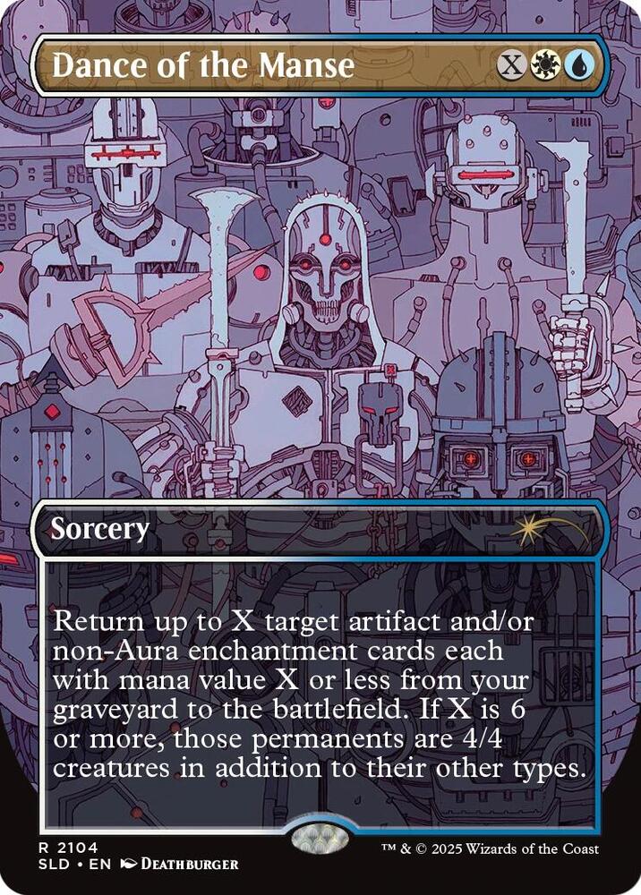 Dance of the Manse 2104 card from Secret Lair Drop Series