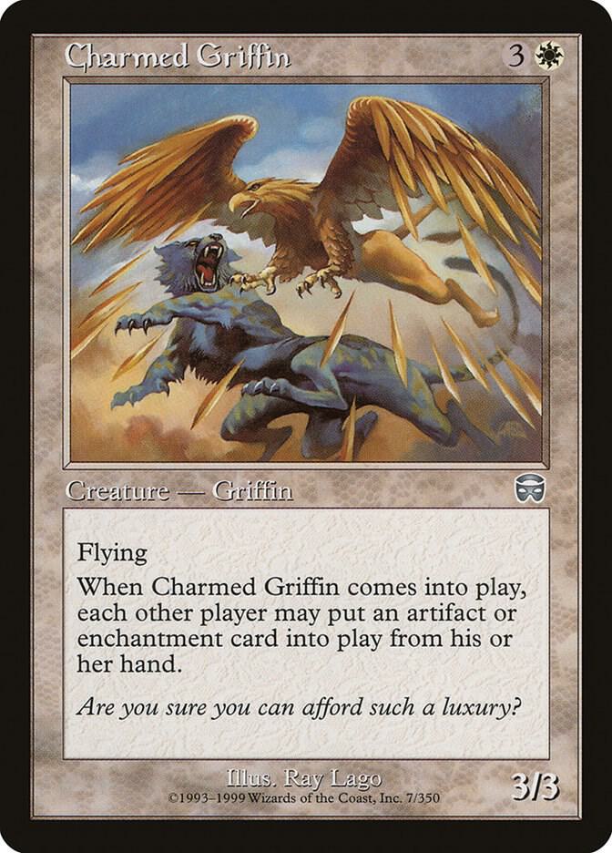 Charmed Griffin 7 card from Mercadian Masques