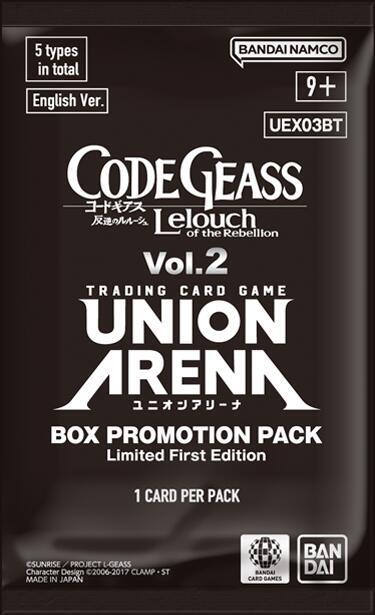 CODE GEASS: Lelouch of the Rebellion Vol.2 - Box Promotion Pack card from UEX03BT: CODE GEASS: Lelouch of the Rebellion Vol.2