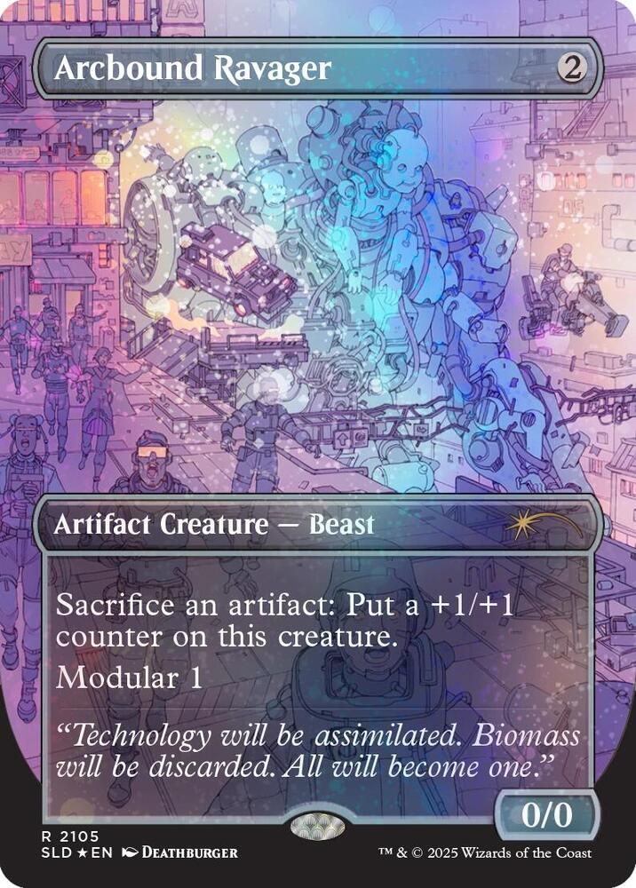 Arcbound Ravager (Galaxy Foil) 2105 card from Secret Lair Drop Series