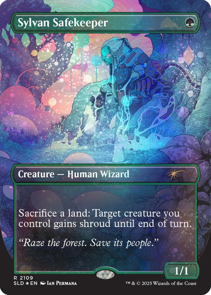 Sylvan Safekeeper (Galaxy Foil) 2109 card from Secret Lair Drop Series
