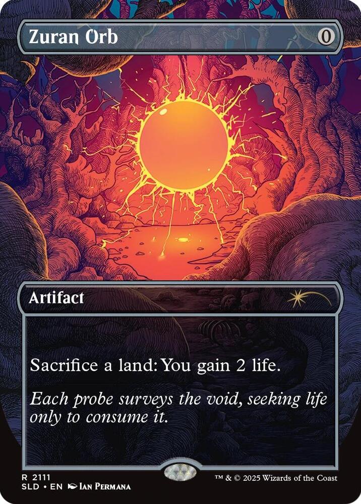 Zuran Orb 2111 card from Secret Lair Drop Series