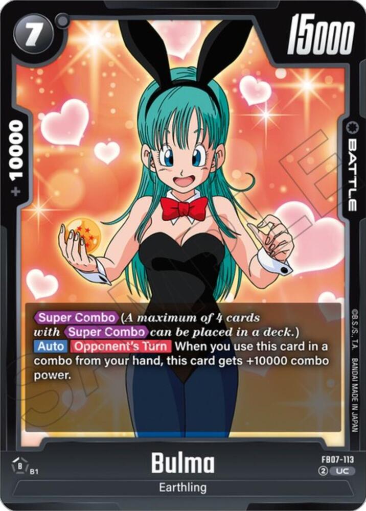 Bulma FB07-113 card from Wish For Shenron