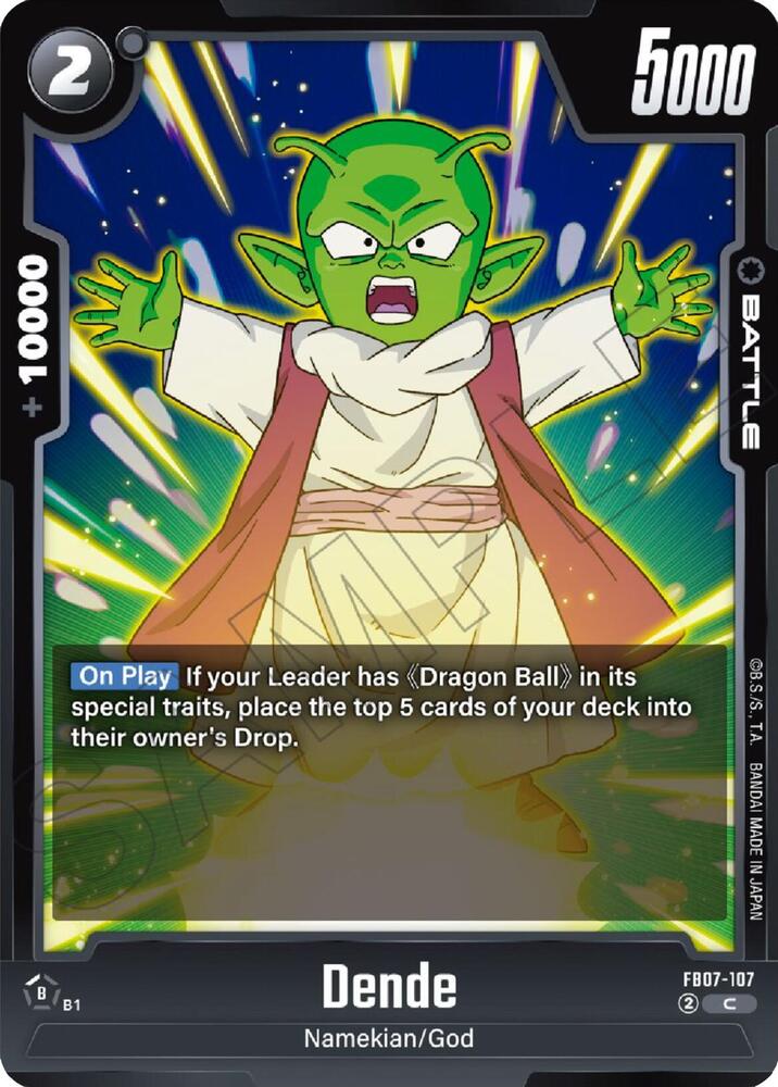 Dende FB07-107 card from Wish For Shenron