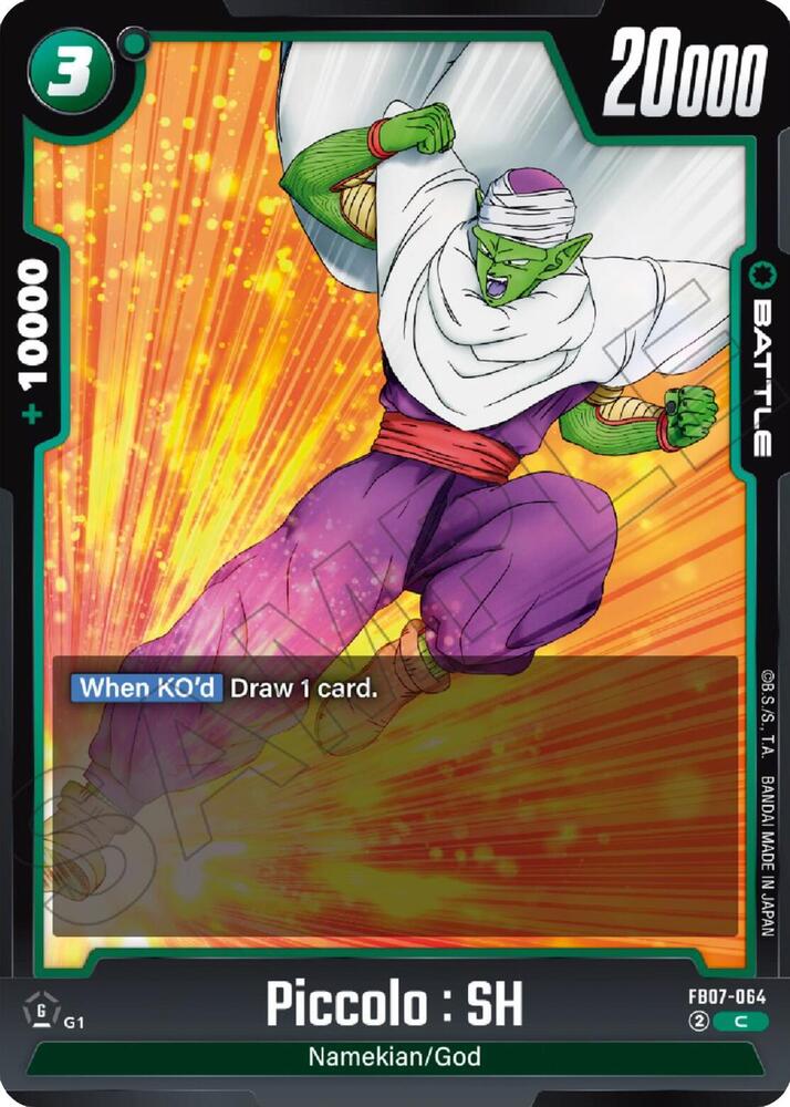 Piccolo : SH FB07-064 card from Wish For Shenron