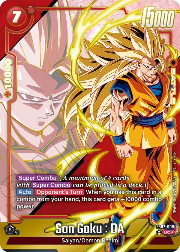 Son Goku : DA (Alternate Art) FB07-009 card from Wish For Shenron