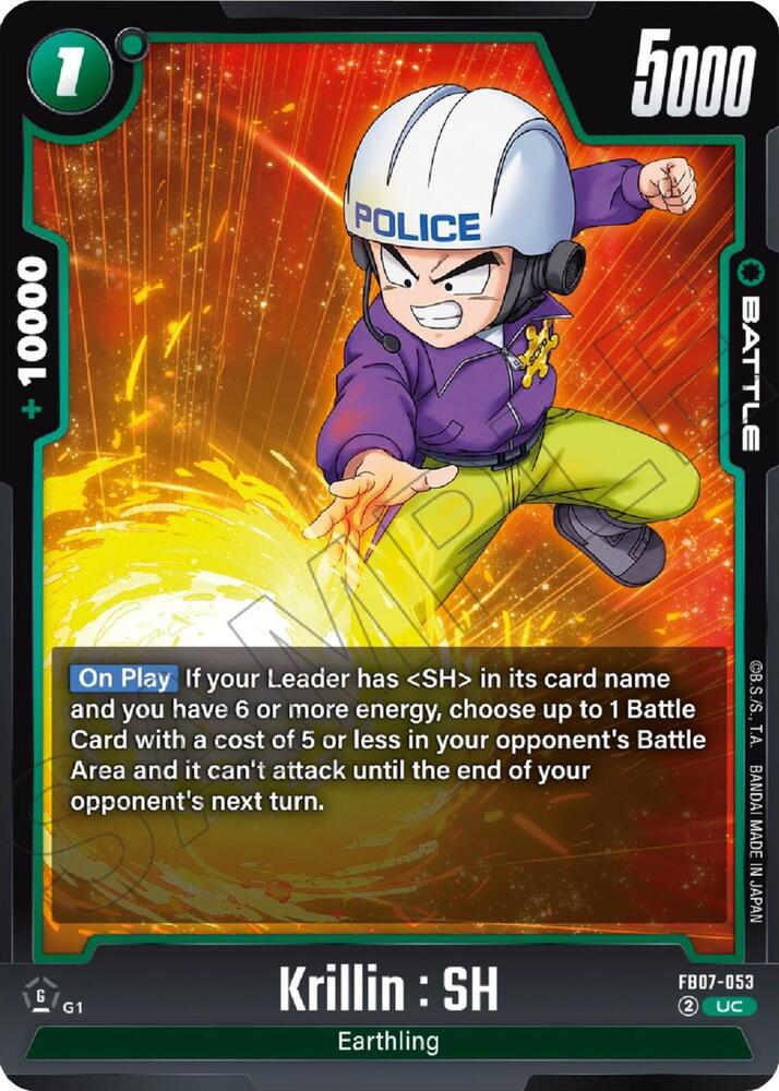 Krillin : SH FB07-053 card from Wish For Shenron