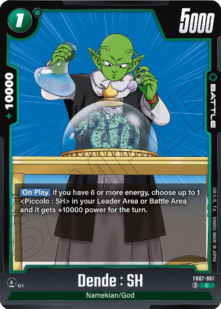 Dende : SH FB07-061 card from Wish For Shenron