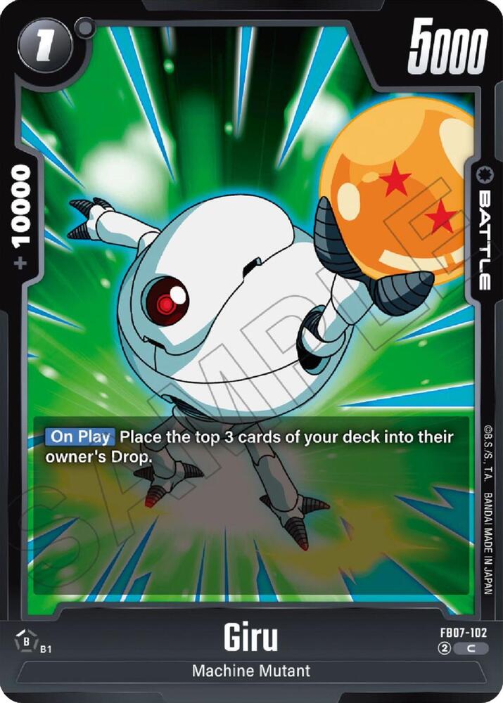 Giru FB07-102 card from Wish For Shenron