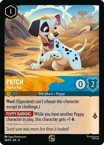 Patch - Playful Pup 30 card from Disney Lorcana Promo Cards