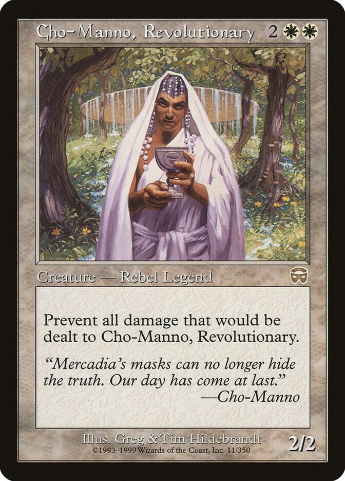 Cho-Manno, Revolutionary 11 card from Mercadian Masques