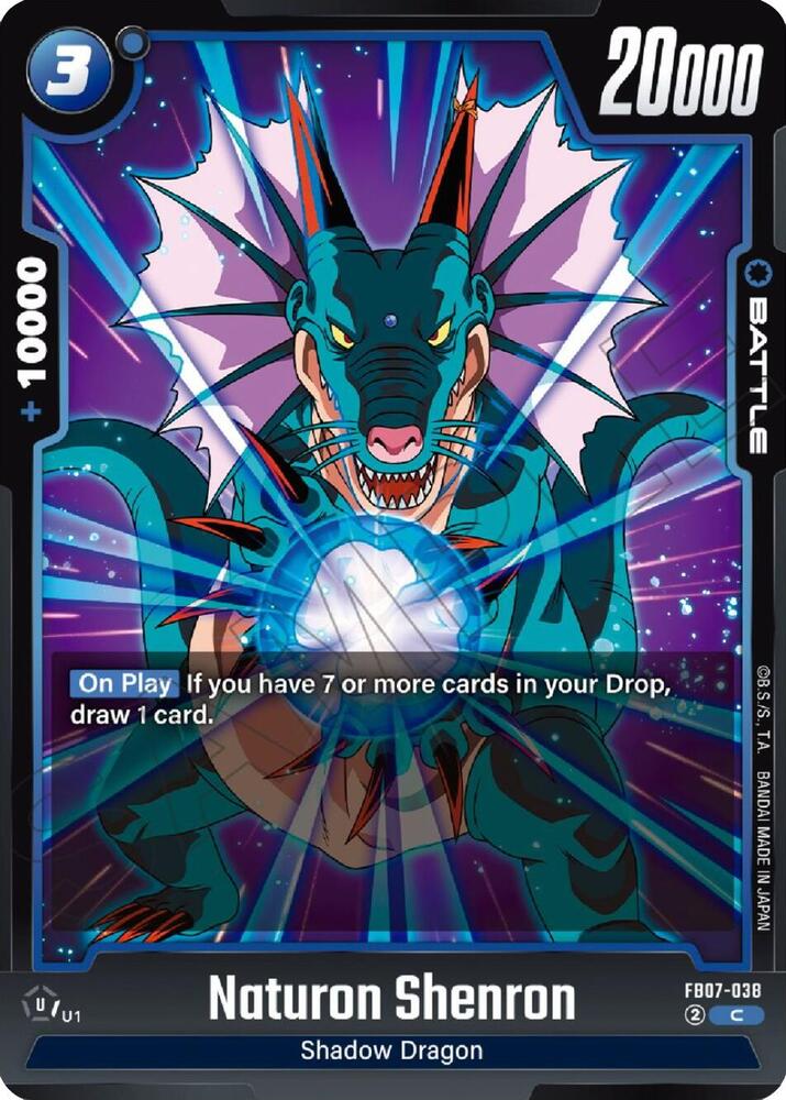 Naturon Shenron FB07-038 card from Wish For Shenron
