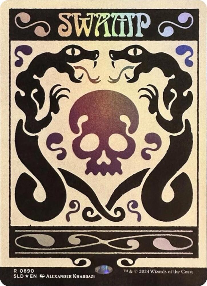 Swamp (Rainbow Foil) 890 card from Secret Lair Drop Series