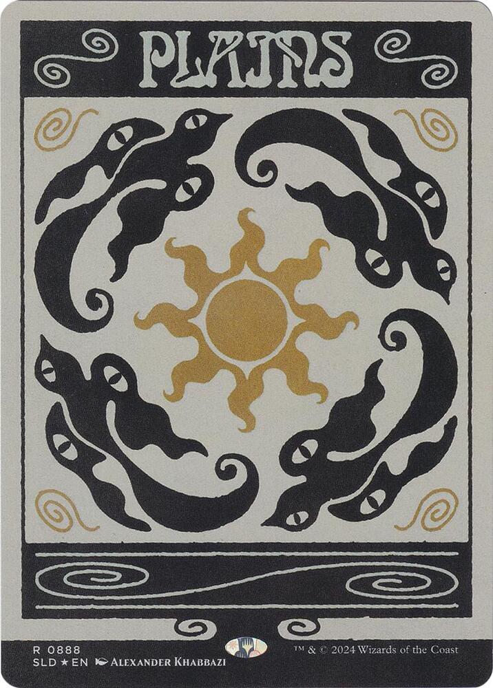 Plains (Rainbow Foil) 888 card from Secret Lair Drop Series