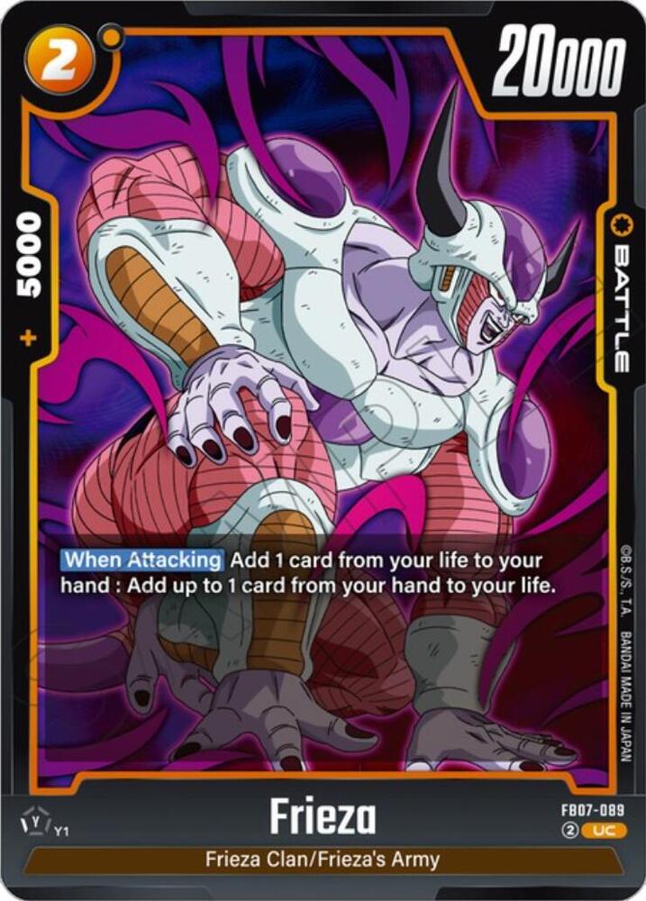 Frieza FB07-089 card from Wish For Shenron