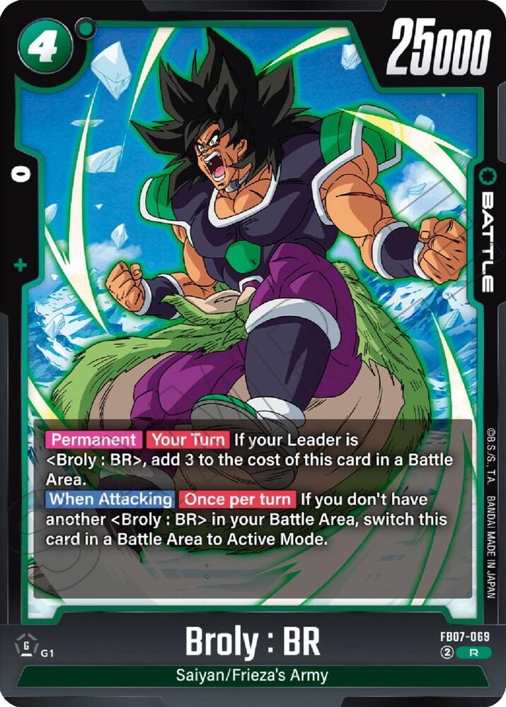 Broly : BR FB07-069 card from Wish For Shenron