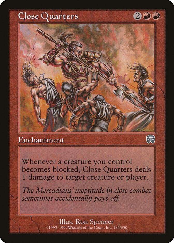 Close Quarters 184 card from Mercadian Masques