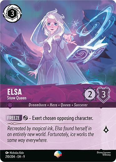 Elsa - Snow Queen (Epic) 210/204 card from Fabled
