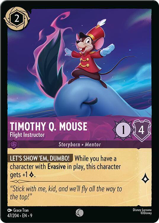 Timothy Q. Mouse - Flight Instructor 47/204 card from Fabled