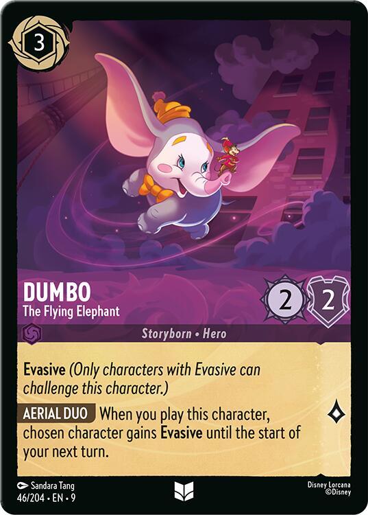 Dumbo - The Flying Elephant 46/204 card from Fabled