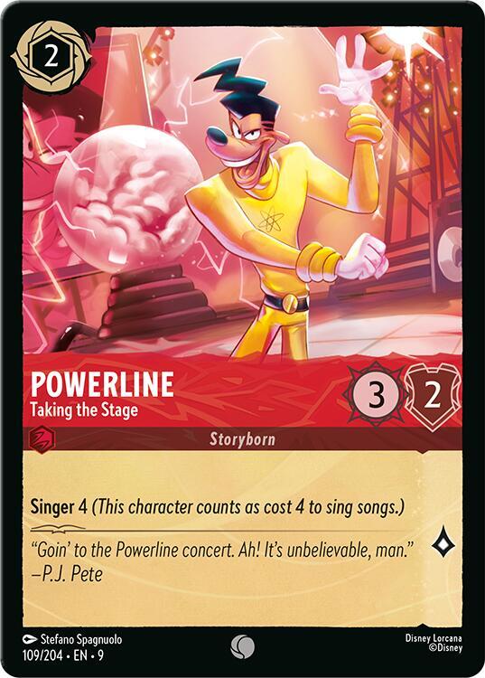 Powerline - Taking the Stage 109/204 card from Fabled