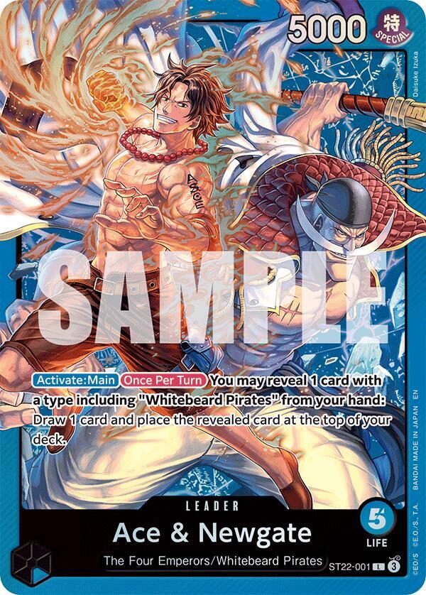 Ace & Newgate ST22-001 card from Starter Deck 22: Ace & Newgate
