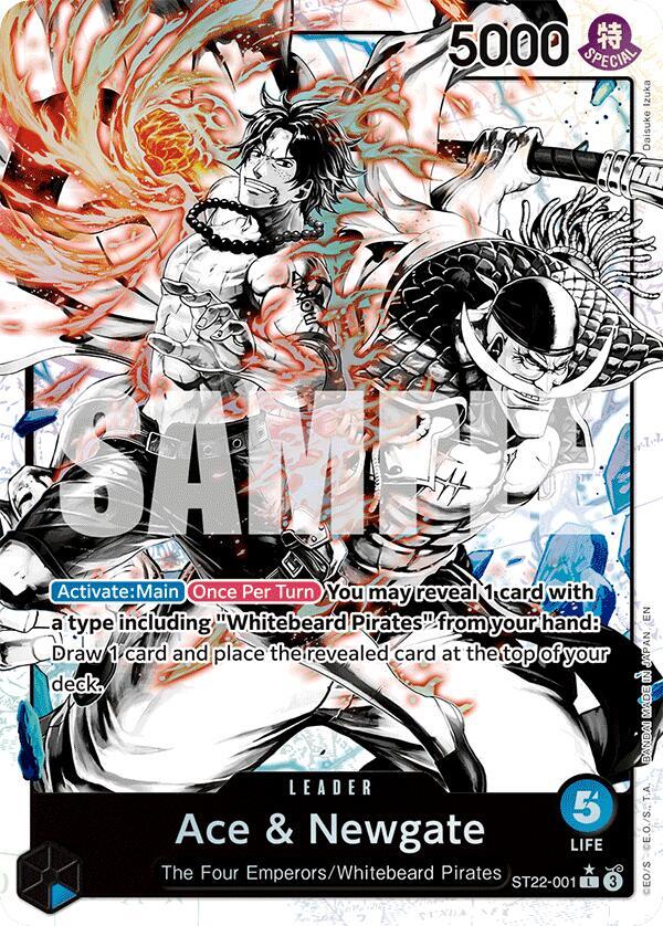Ace & Newgate (Parallel) ST22-001 card from Starter Deck 22: Ace & Newgate