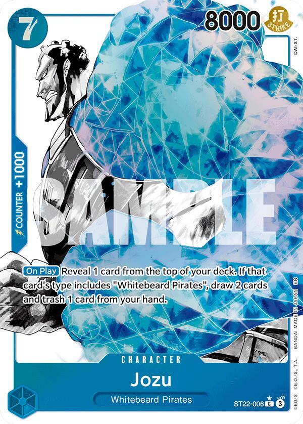 Jozu (Parallel) ST22-006 card from Starter Deck 22: Ace & Newgate
