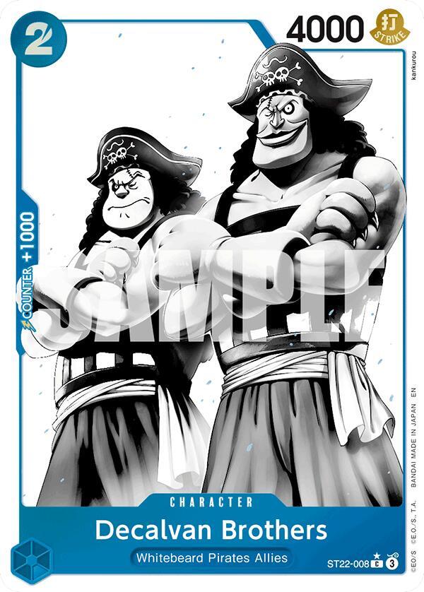 Decalvan Brothers (Parallel) ST22-008 card from Starter Deck 22: Ace & Newgate