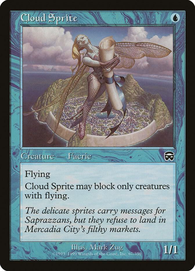 Cloud Sprite 67 card from Mercadian Masques
