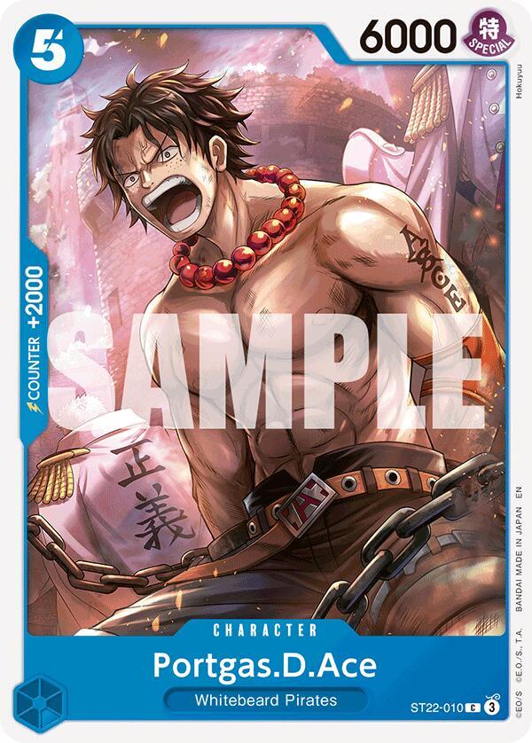 Portgas.D.Ace ST22-010 card from Starter Deck 22: Ace & Newgate
