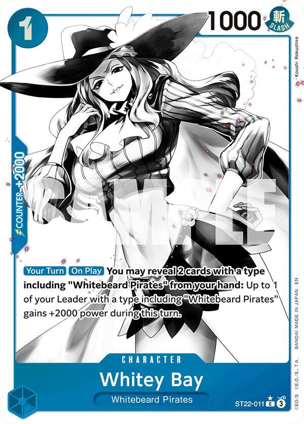 Whitey Bay (Parallel) ST22-011 card from Starter Deck 22: Ace & Newgate