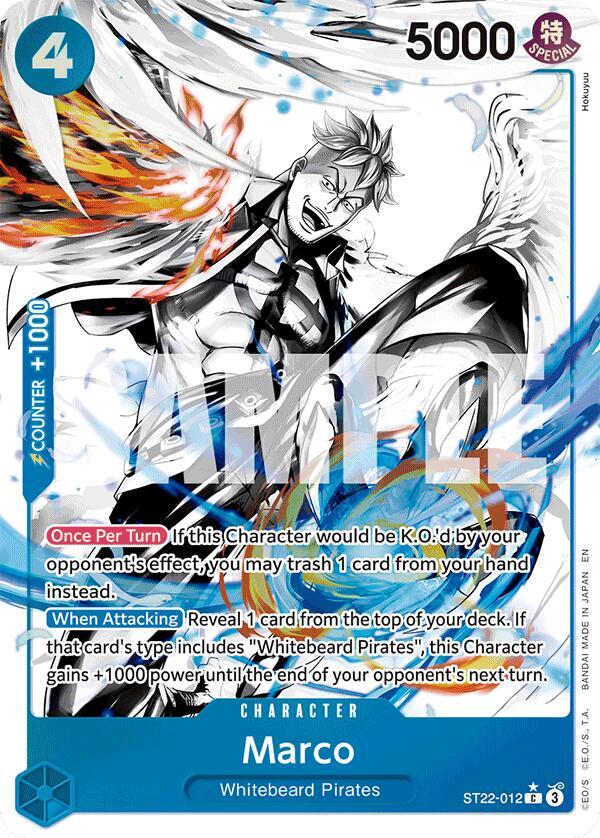 Marco (Parallel) ST22-012 card from Starter Deck 22: Ace & Newgate