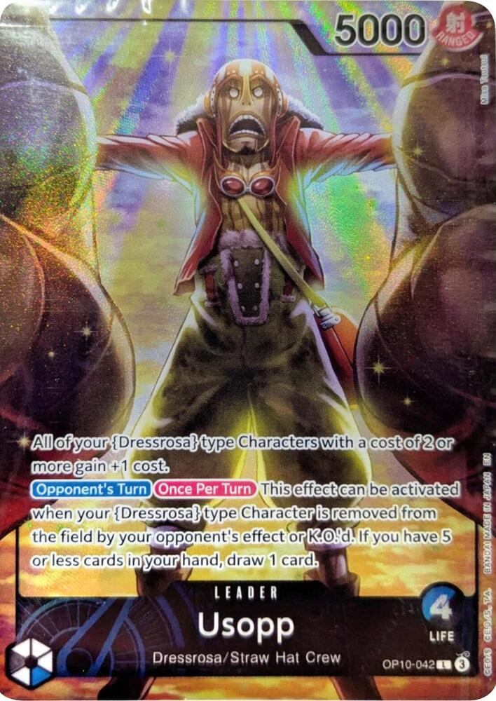 Usopp (Official Playmat -Limited Edition Vol. 3-) OP10-042 card from One Piece Promotion Cards