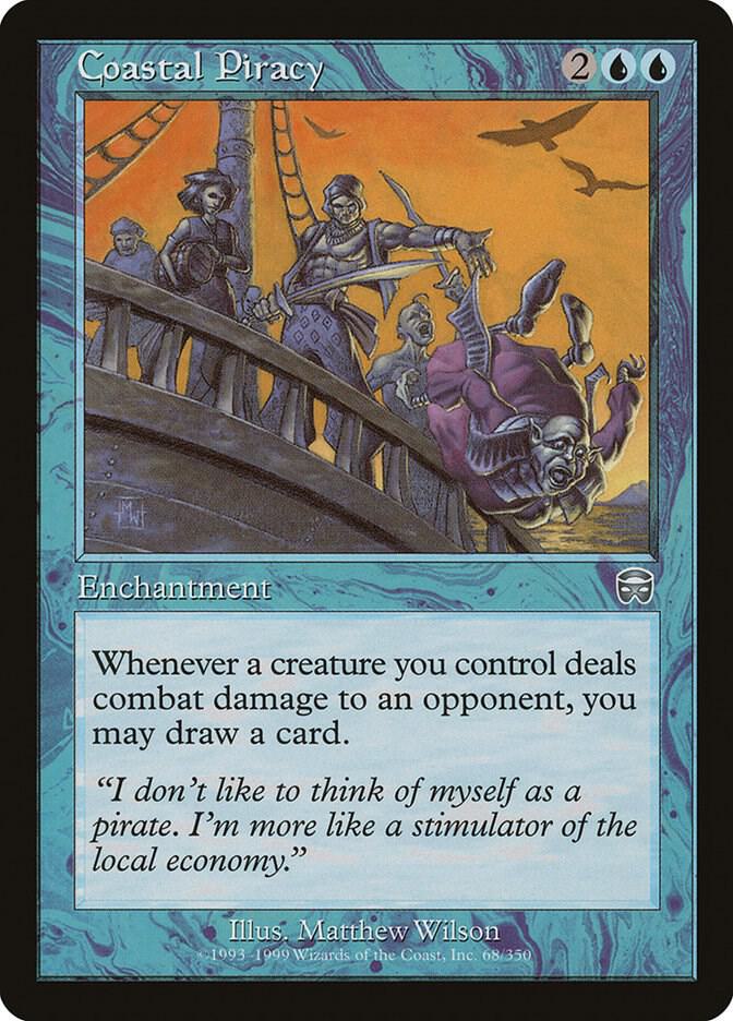 Coastal Piracy 68 card from Mercadian Masques