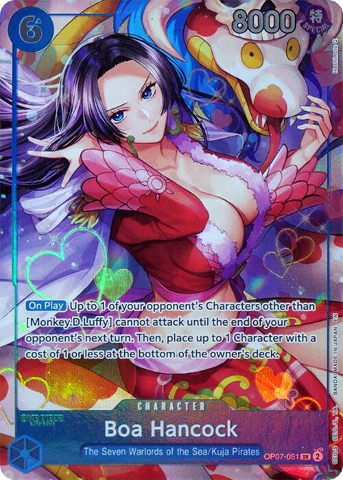 Boa Hancock (Seven Warlords of the Sea Binder Set) OP07-051 card from One Piece Promotion Cards