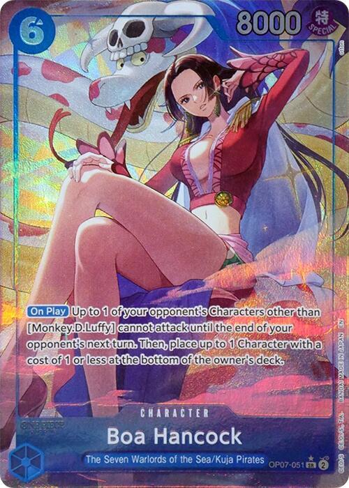 Boa Hancock (Seven Warlords of the Sea Binder Set) (Alternate Art) OP07-051 card from One Piece Promotion Cards