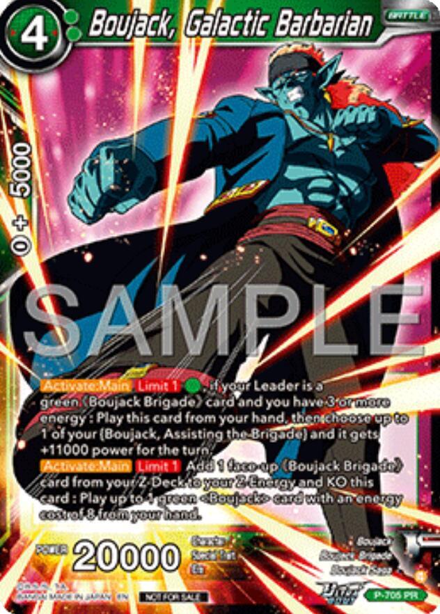 Boujack, Galactic Barbarian (Ultra-Bout Series Tournament Pack Vol.13) P-705 card from Tournament Promotion Cards