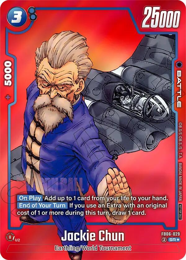 Jackie Chun (Limited Pack MANGA Version 01) FB06-029 card from Tournament and Championship Promos