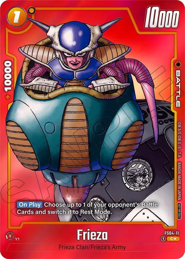 Frieza (Limited Pack MANGA Version 01) FS04-11 card from Tournament and Championship Promos